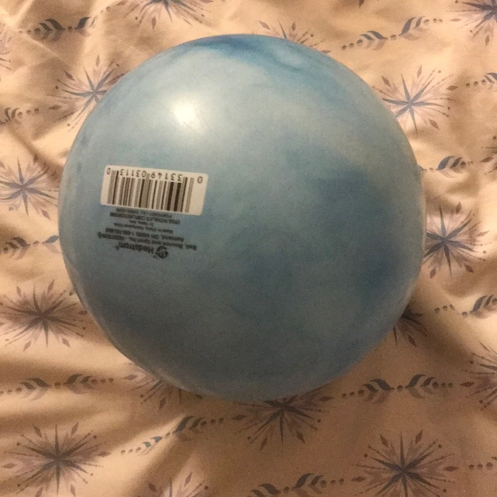 A blue ball